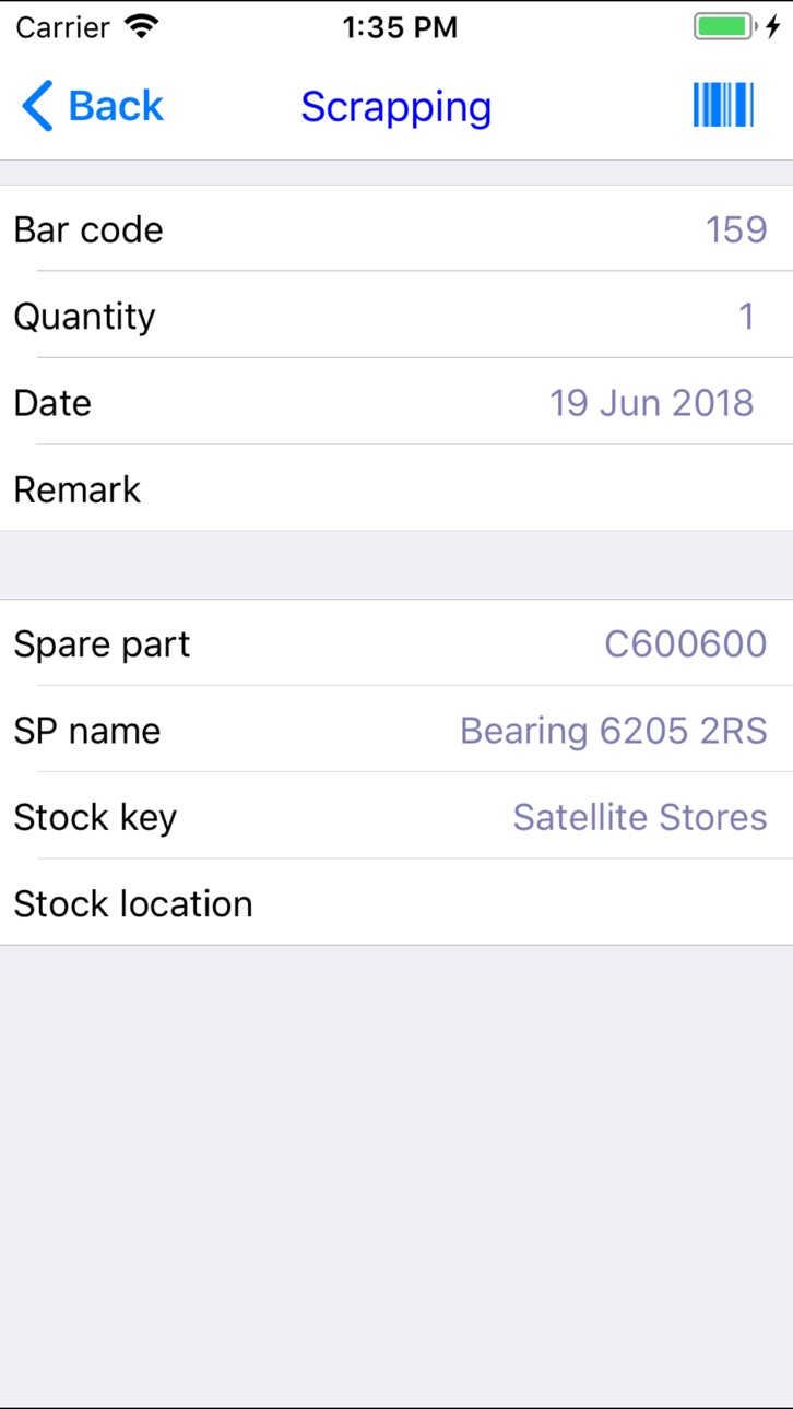 iPhone screenshot