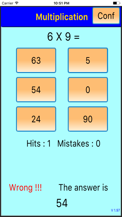 Multiplication Trainer Kid screenshot 3