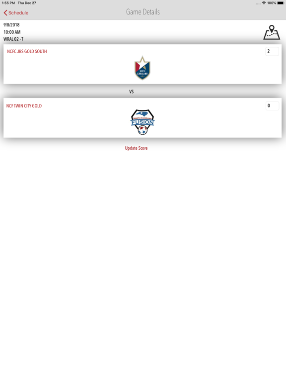 NCYSA iPad screenshot