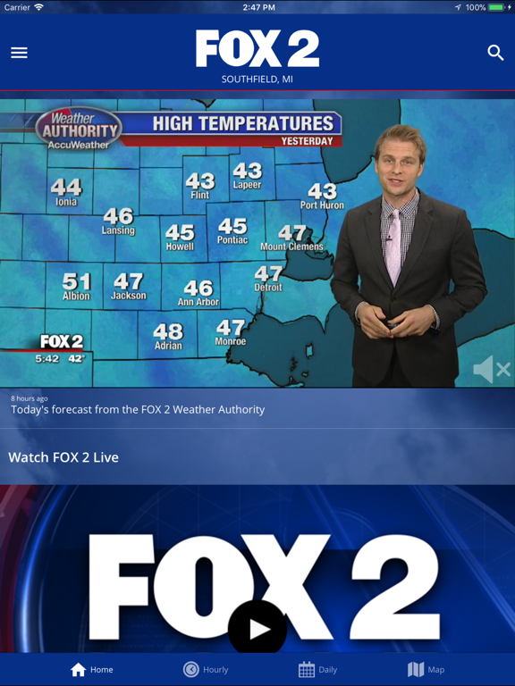 Screenshot #5 pour FOX 2 Detroit: Weather