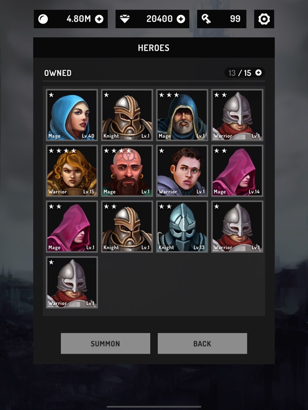 Moonlight Quest: Idle RPG screenshot 12