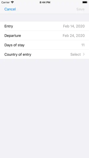 Schengen Stay Planner screenshot 3