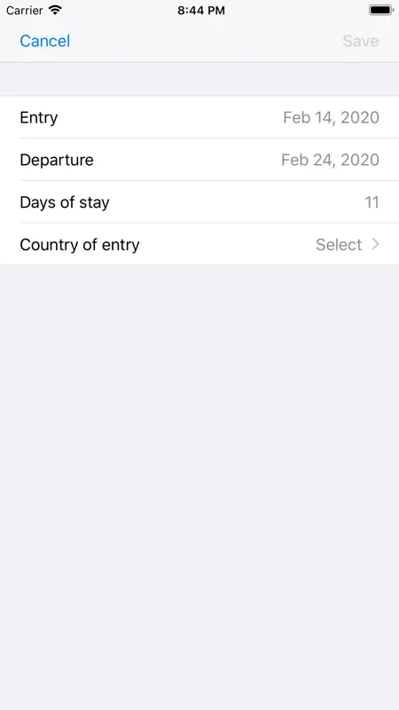 Schengen Stay Planner screenshot 3 of 7