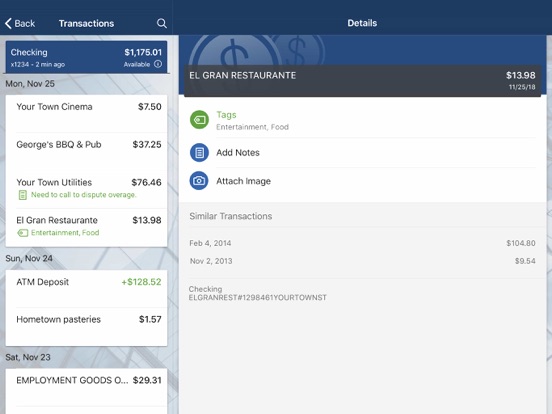 SUMA - FCU iPad screenshot 3 - Finance app