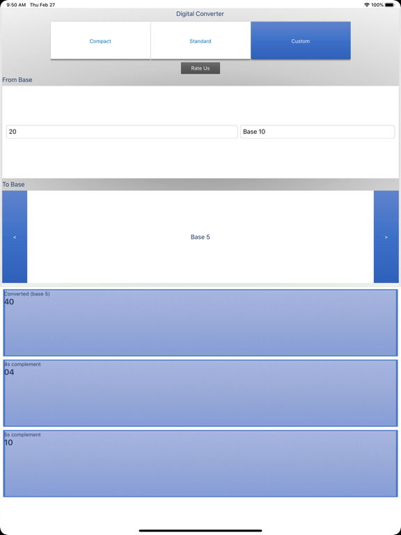Digital Converter X iPad screenshot