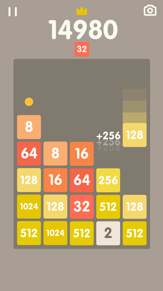 #2. 2048 Bricks (iOS) 由: Ketchapp