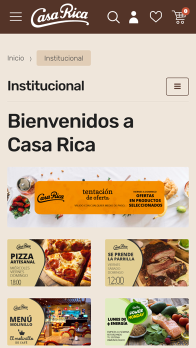 Casa Rica Supermercados Screenshot