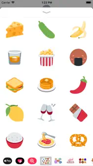 100 Food Stickers iphone bilder 3
