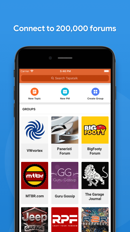 #2. Tapatalk - 200,000+ Forums (iOS) 由: Everforo, Inc