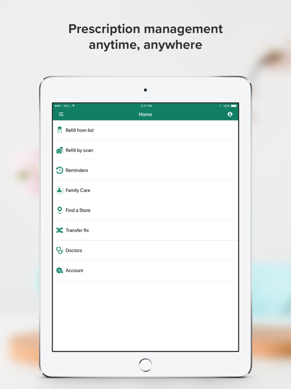 AveraRX iPad screenshot 1 - Lifestyle app