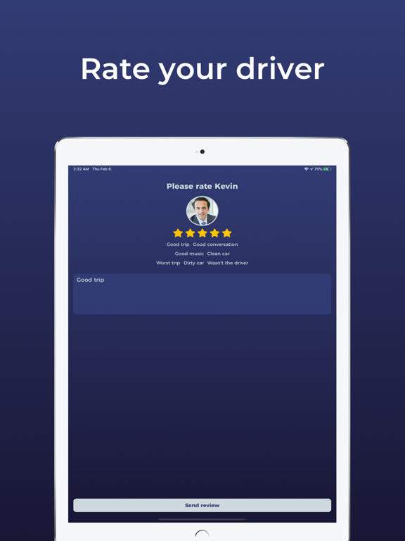 GMe: Decide your taxi price iPad screenshot 5 - Travel app