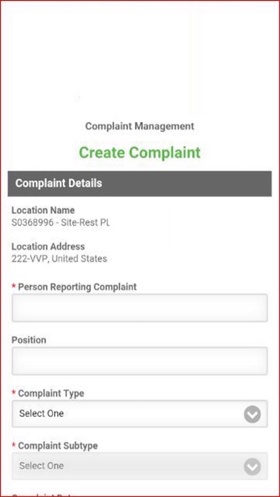 TraQtion Complaint Management screenshot 2