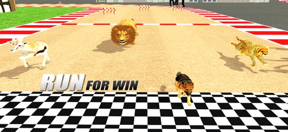 Crazy Wild Animal Racing Gameのおすすめ画像1