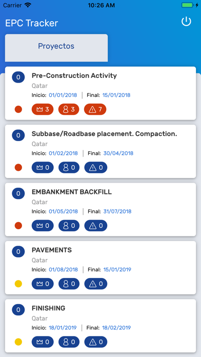 EPC Tracker screenshot 2