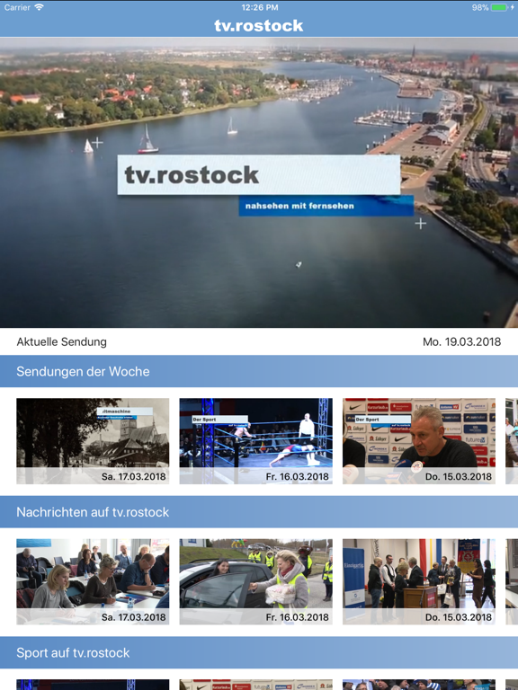 Screenshot #4 pour tv.rostock