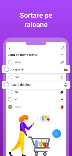 Joc educativ engleza Lista de cumparaturi - Shopping List