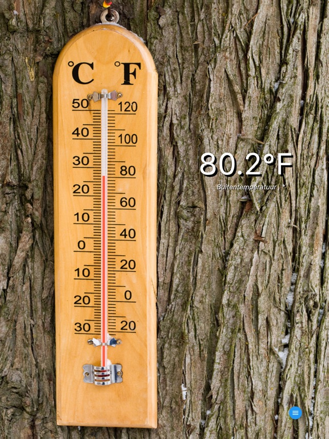 Thermometer in de App Store