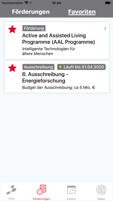 Screenshot #3 pour FFG Förderradar