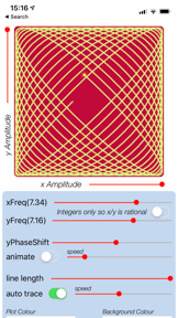 Lissajous Play - Maths Art! screenshot