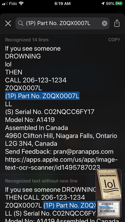 Image Text OCR Photo Scanner
