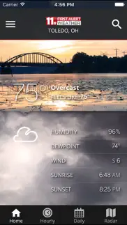 wtol 11 weather iphone screenshot 1