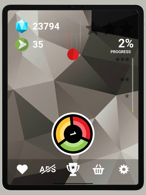 Spinning Wheel Tap Game Swirly iPad screenshot