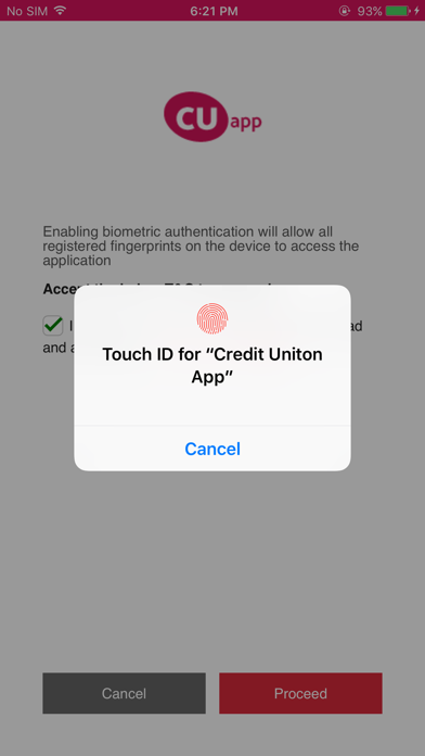 Credit Union App Screenshot