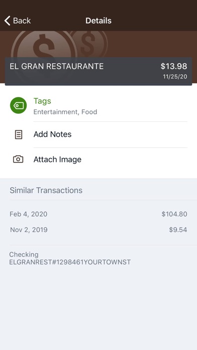 Heritage South CCU Mobile Bank Screenshot