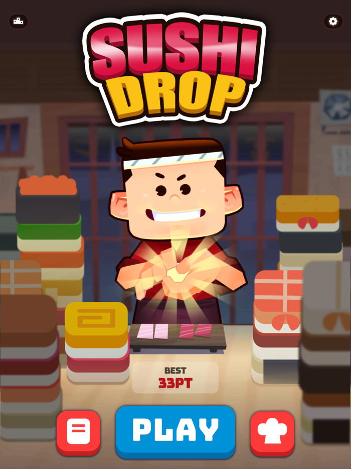 Sushi Drop  Merge Puzzle
