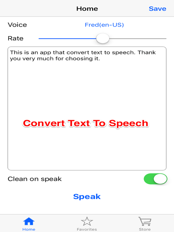Screenshot #4 pour Text To Speech Sound Converter