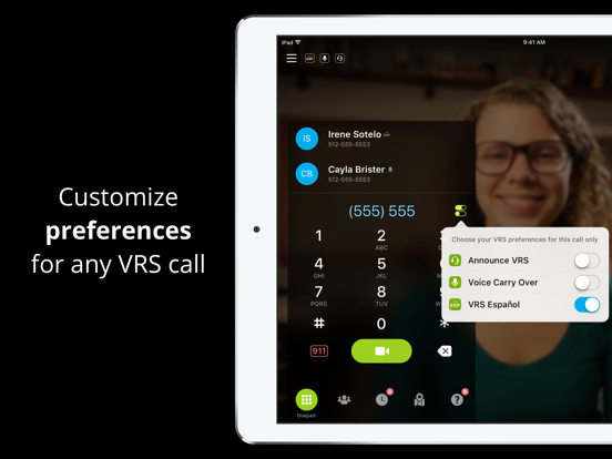 Convo VRS iPad screenshot 1 - Social Networking app