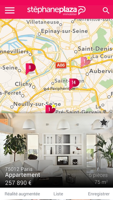 Stéphane Plaza Immobilier Screenshot
