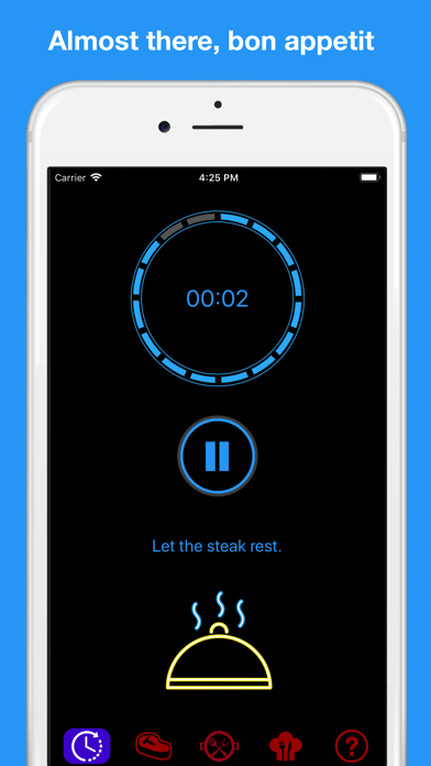 Perfect steak timer pro Screenshot