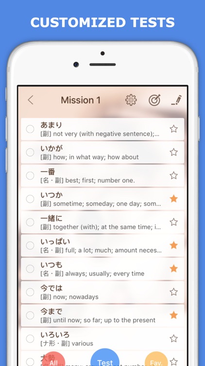 MOJi N5-Vocabulary for JLPT N5