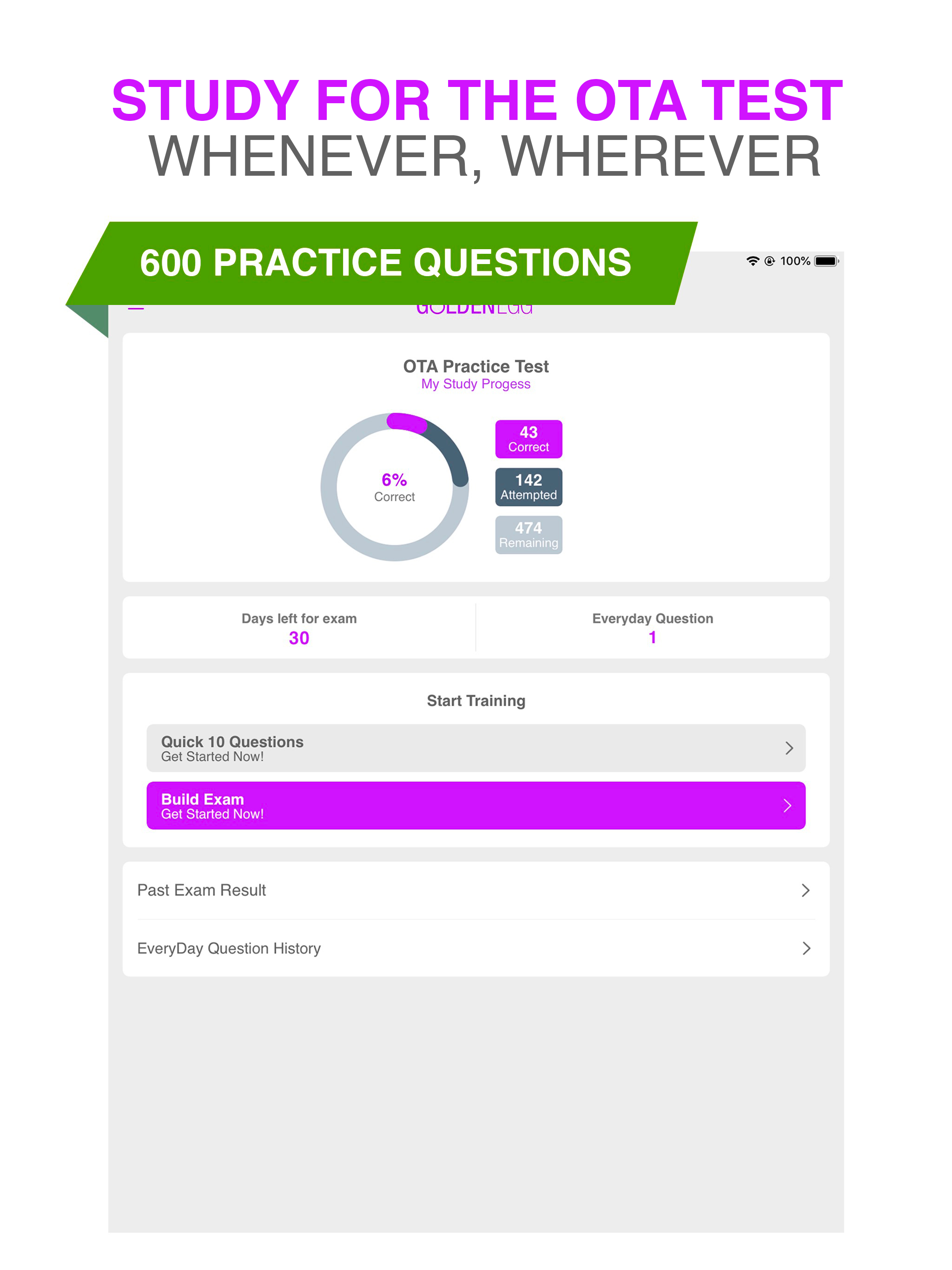 OTA Practice Test Prep