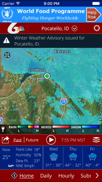 Screenshot #1 pour KPVI Storm Tracker Weather