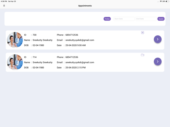 Screenshot #6 pour QuikDr Doctor