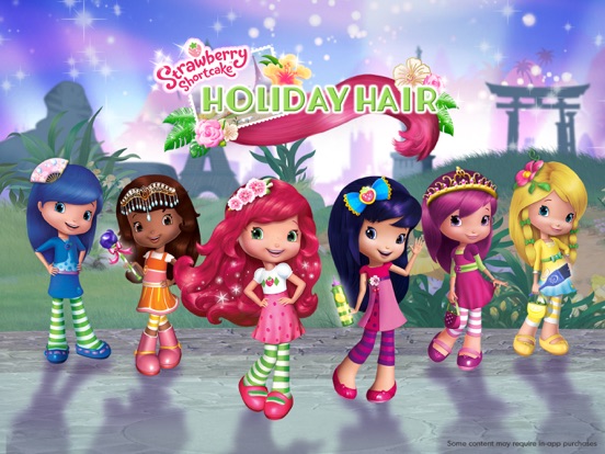 Strawberry Shortcake Holiday iPad app afbeelding 1