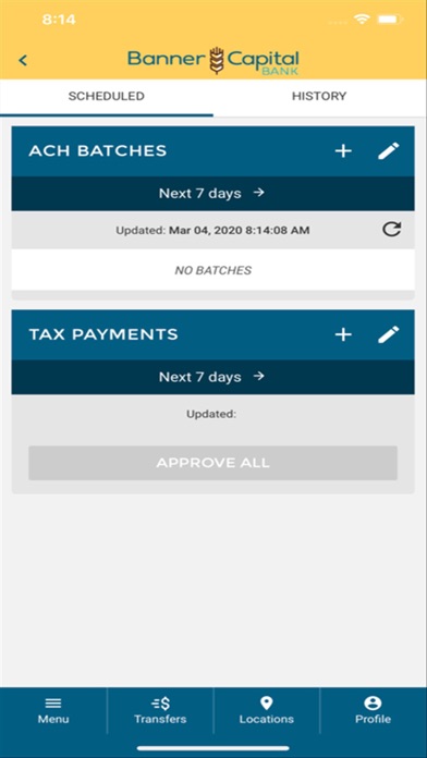 BCB Business Banking Screenshot