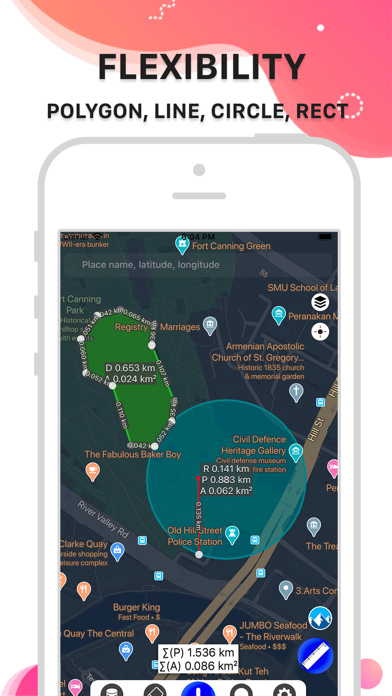 Planimeter: Map Measure screenshot 3