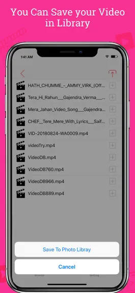 Game screenshot Video Saver & Player apk
