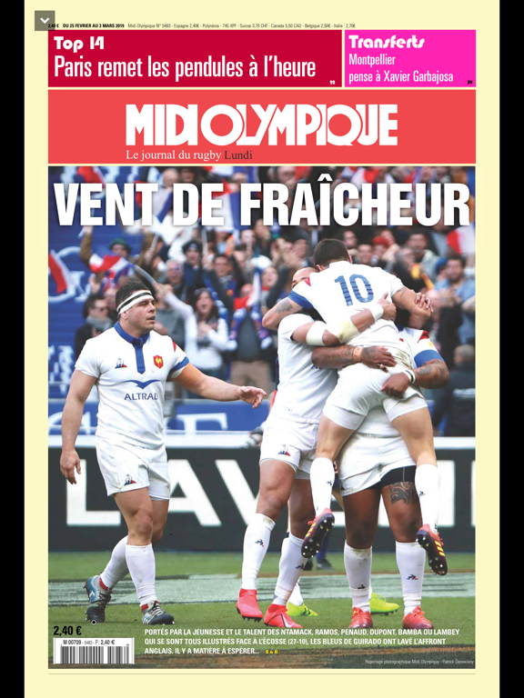 Midol Le Journal iPad screenshot 7 - Sports app