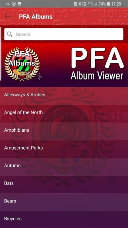 PFA Album Viewer