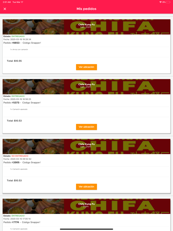 Screenshot #6 pour Snap eats - Delivery