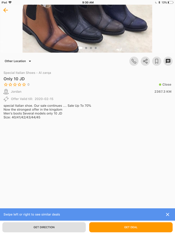 OFFERAK: BIG SAVINGS & OFFERS iPad screenshot 3 - Lifestyle app