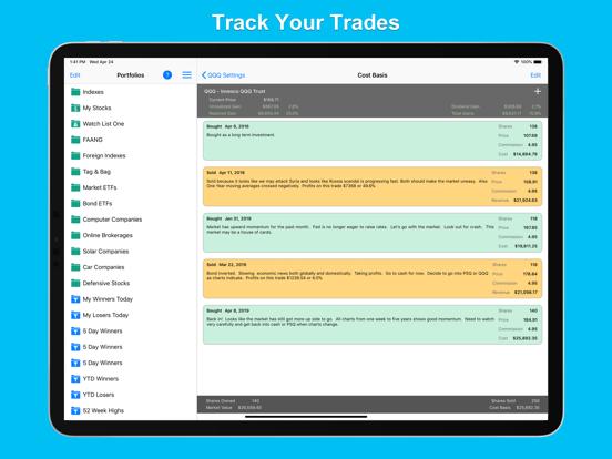 StockHop: Stock Tracker iPad screenshot 7 - Finance app