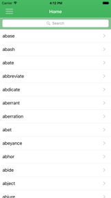 GRE English Vocabulary Builder screenshot