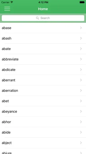 GRE English Vocabulary Builder screenshot 1