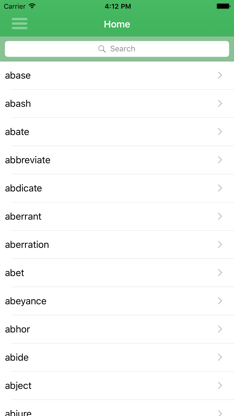 GRE English Vocabulary Builder screenshot 1