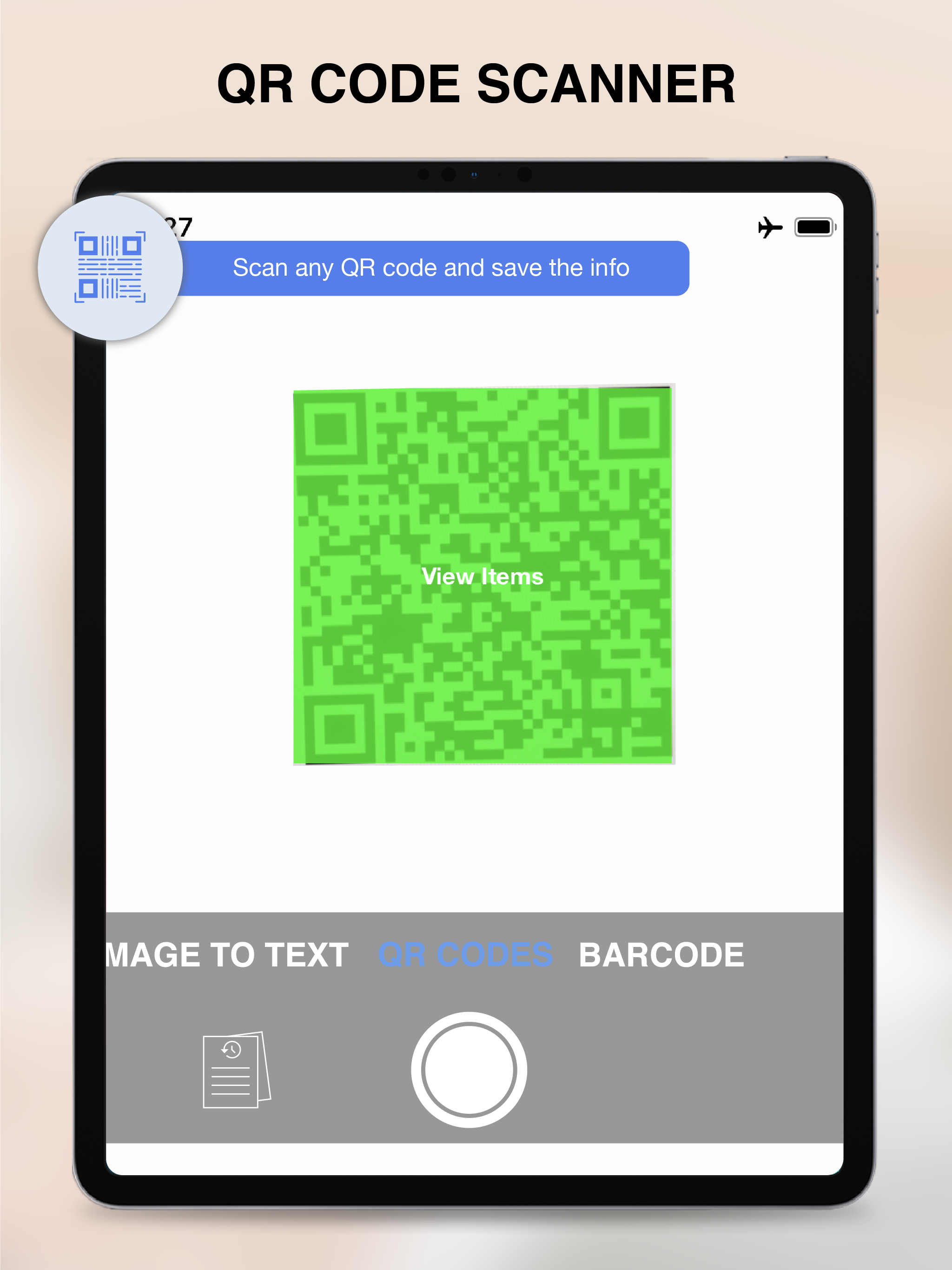 Widget Scanner App - QR, PDF